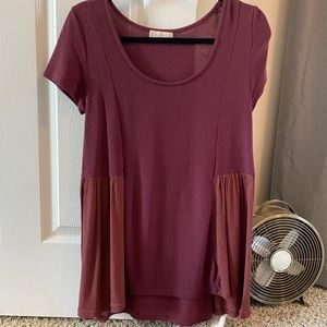 Altar’d State Maroon Top